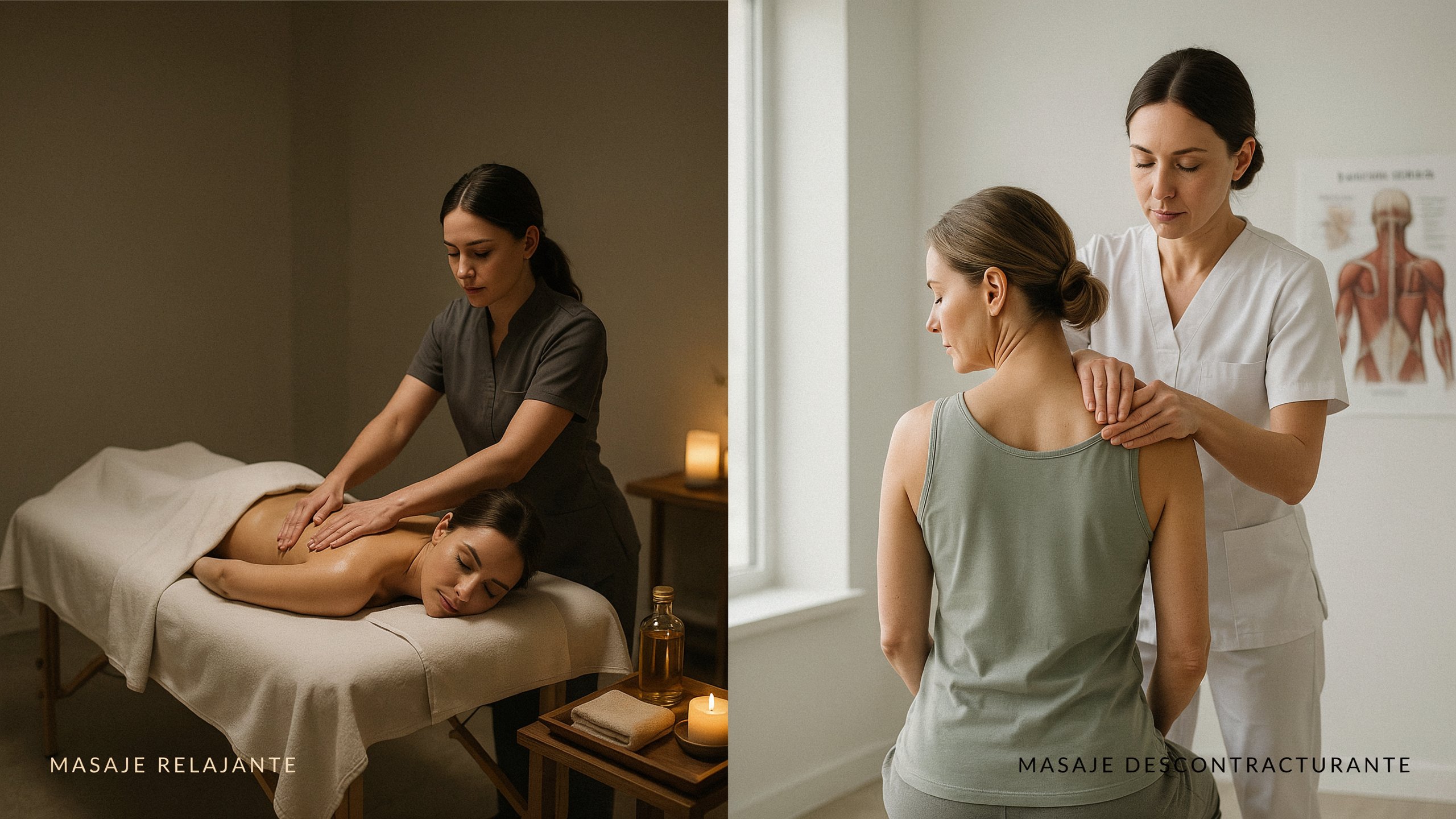 ¿Masaje relajante o descontracturante? Descubrí cuál es el ideal para vos